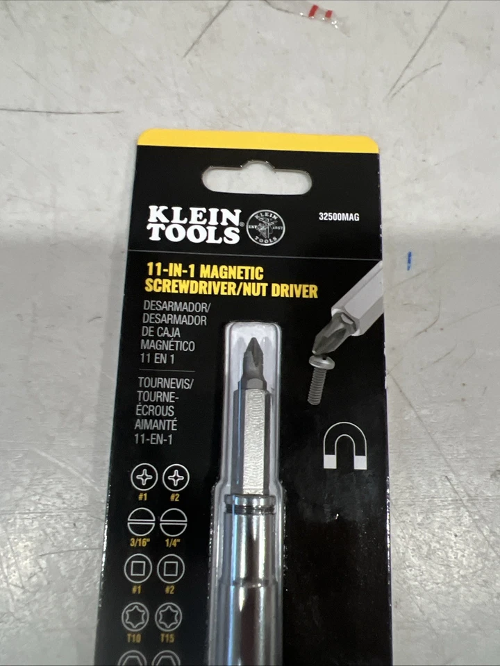 Klein Tools 32500MAG Magnetic Multi-Bit Driver / Nut Driver, 11-in-1 Multi-Tool - Image 4 of 4