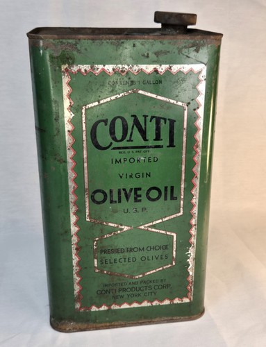Vintage Conti Imported Virgin Olive Oil- 1 Gallon Tin- Carina! - Picture 8 of 8