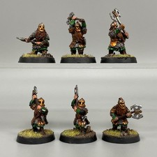 6 METAL KHAZ D GUARD THE LORD OF THE RINGS MIDDLE-EARTH SBG DWARF MINIATURES