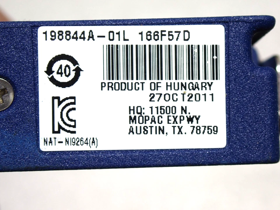 NI 9264 CON DSUB National Instruments MÓDULO DE SALIDA ANALÓGICA DE 16 CANALES USADO Foto 3 de 4
