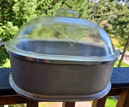 NICE! Guardian Service Ware Roaster Glass Lid Excellent Condition 