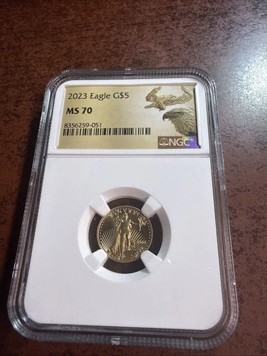 2023 1/10 oz American Gold Eagle MS-70 NGC