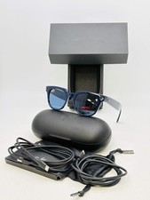Ray-Ban Stories Meteor RW4005 Smart Glasses Blue with Box and Case Used