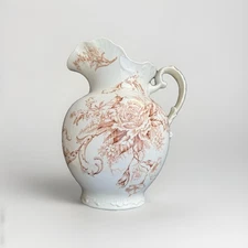 BONA FAMA EST. MELIOR LONA AUREA PITCHER 7.75" floral - LUD  