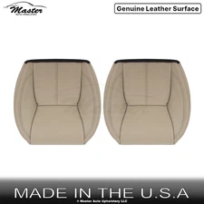 2010-2016 Fits Land Rover LR4 Genuine Leather Front Bottom Seat Covers Almond