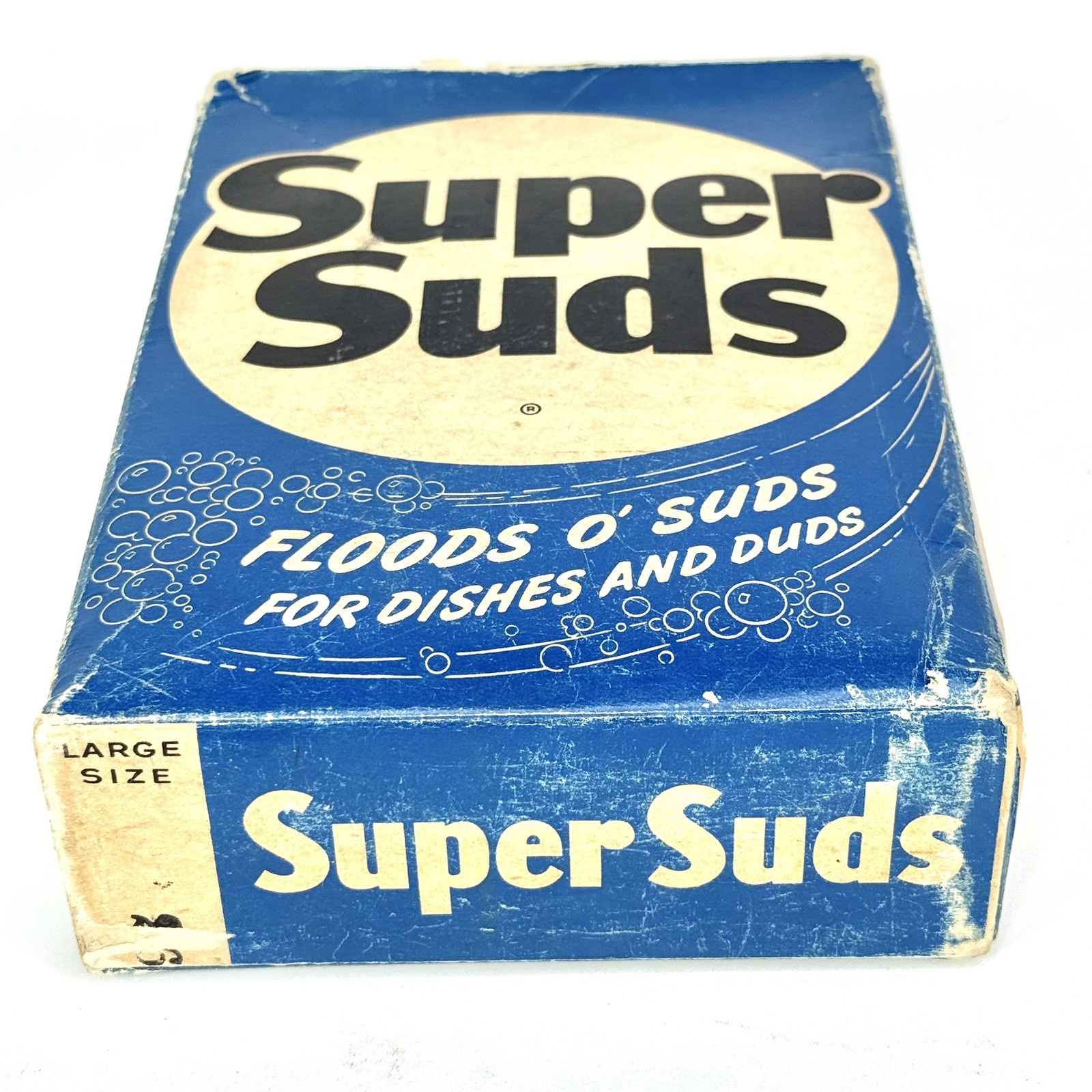 Vintage SUPER SUDS Box Soap -1 pound 7 ounces Colgate Palmolive Peet Unopened