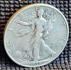 1938 D Walking Liberty Silver Half Dollar-*Rare Date*- Very Fine Condition