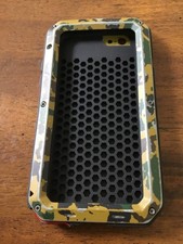 Heavy Duty Shockproof Camo Case iPhone 6 6S 7 8 SE Aluminum Metal Military Armor