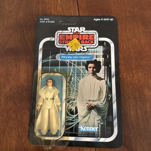Princess Leia Organa Empire Strikes Back 1980 MOC Kenner 1980 MOC 41 back