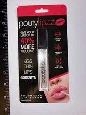 Pouty Lipzz Volumizing Lip Serum Plumper Lip Gloss 7ml Made In UK NIB