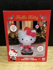 Hello Kitty Light Up Airblown Inflatable 4.5ft Tall New Box Christmas Holiday