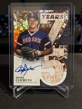 Topps 2026 Series 1 Roger Clemens Die-Cut Auto 17/25 Boston Red Sox