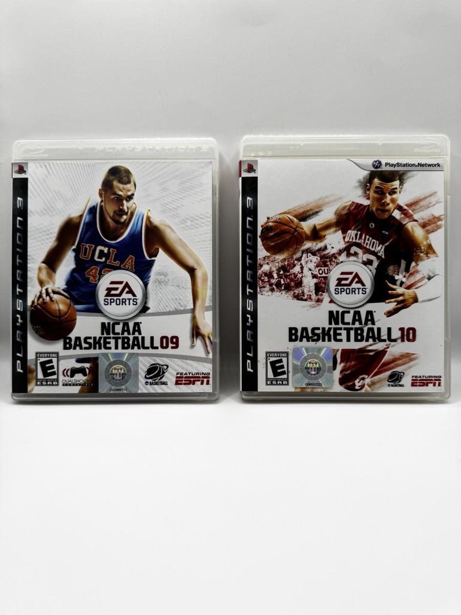 PS3 NCAA Basketball 10 + 09 Real Name Rosters USB March Madness