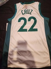 Bo Cruz (Juan Hernangomez) custom Boston Celtic Jersey Hustle movie Adam Sandler