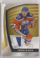 2017 SP Game Used Gold Spectrum Premium Materials 10/10 Connor McDavid #77 00d2