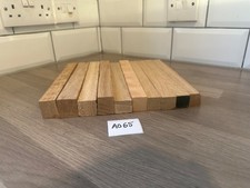 10 pack- Oak (pen blanks) Hardwood Timber Offcut L26xW3xD3cm  (A065)