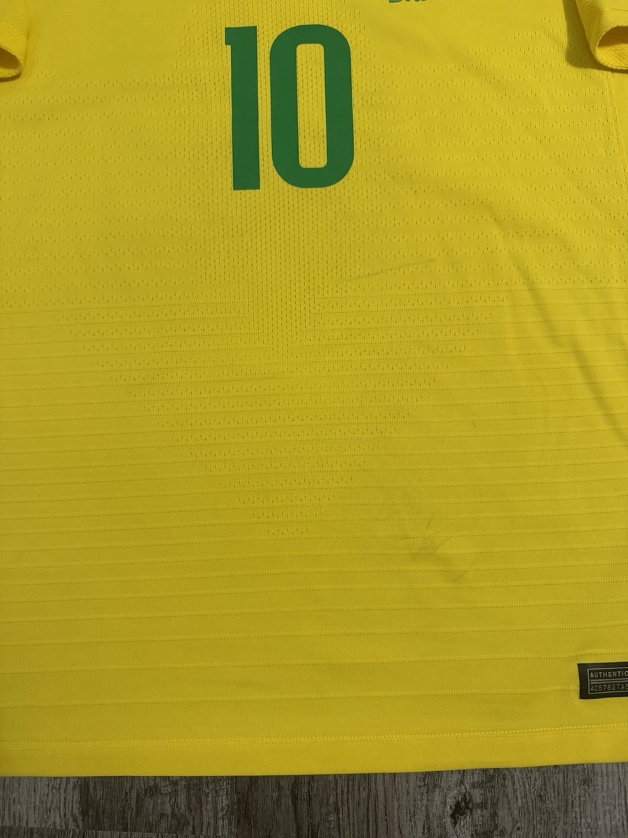 Neymar Jr Brazil Nike Vaporknit 2018 World Cup Jersey Mens Size