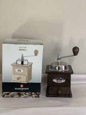 Zassenhaus 040012 ''Brasilia'' Manual Coffee Grinder/Mill DARK STAINED New!