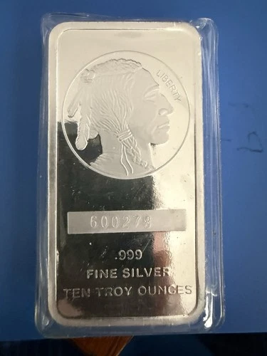 10 Oz 0.999 fine Silver Bar