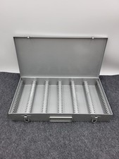 Metal Slide Storage Box Carrying Case for Vintage 35mm 1950s 1960's Slides 150