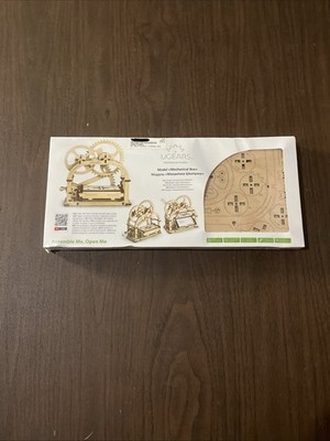 UGears Mechanical Box 3D Wooden Puzzle Model Kit NEW SEALED Self Assembly