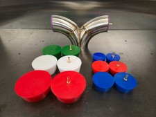 Silicone Purge Plug Kit 1-7/8 to 4 inch for Tig Welding Sanitary Stainless