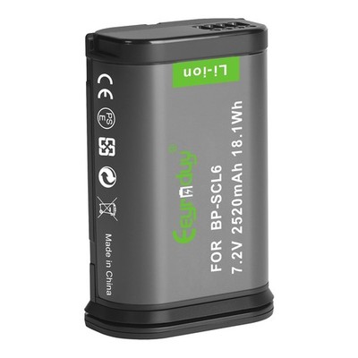 BP-SCL6 Battery for Leica Q2, Q3, SL2, SL2S Leica 19 531, LC-SCL6 2520mAh BCSCL4