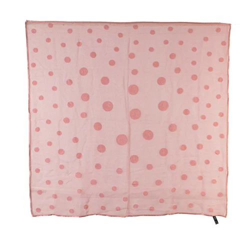 Christian Dior Dior foulard silencieux carré rose soie rayonne femme GZl1594j