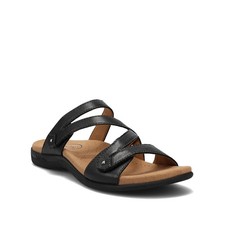 Taos Double U Sandal Black Women  s US 6 - 11
