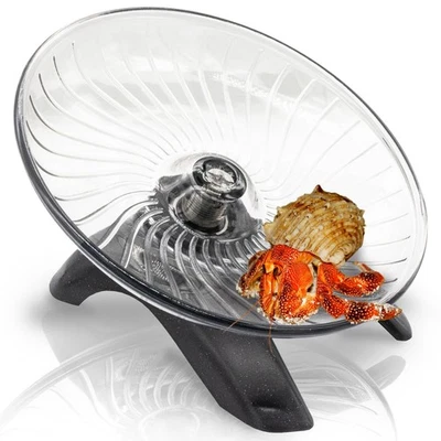 NIUOHOY Hermit Crab Exercise Wheel - Silent Running Wheel for Crab Tank Accessories -...
