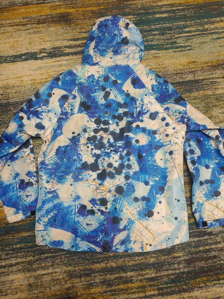 STASH Josh franklin SUBWAY MAP JACKET Sim futura Nort Recon Subware  - Image 3 of 4