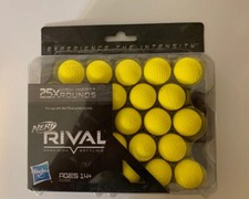New Nerf - Rival Precision Battling Round Refill 25-Pack Yellow Hasbro Sealed