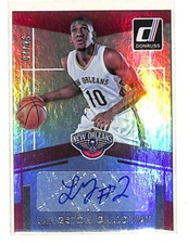 2016-17 Donruss Langston Galloway 7/25 foil auto autograph card Pelicans