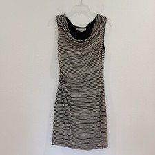 LOFT Sleeveless Striped Dress, Size S