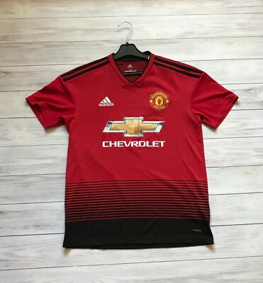 Manchester United 2018-2019 Home football shirt jersey Adidas size