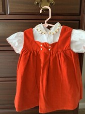 Vintage 1970  s - Cherub Brand Toddler Jumper / Dress -size 9mo