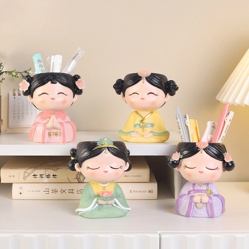 Maceta suculenta de resina creativa decoración del hogar pequeña micro paisaje Foto 4 de 4