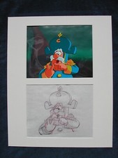 ORIGINAL QUAKER OATS CAP'N CRUNCH ANIMATION PRODUCTION CEL WITH DRAWING