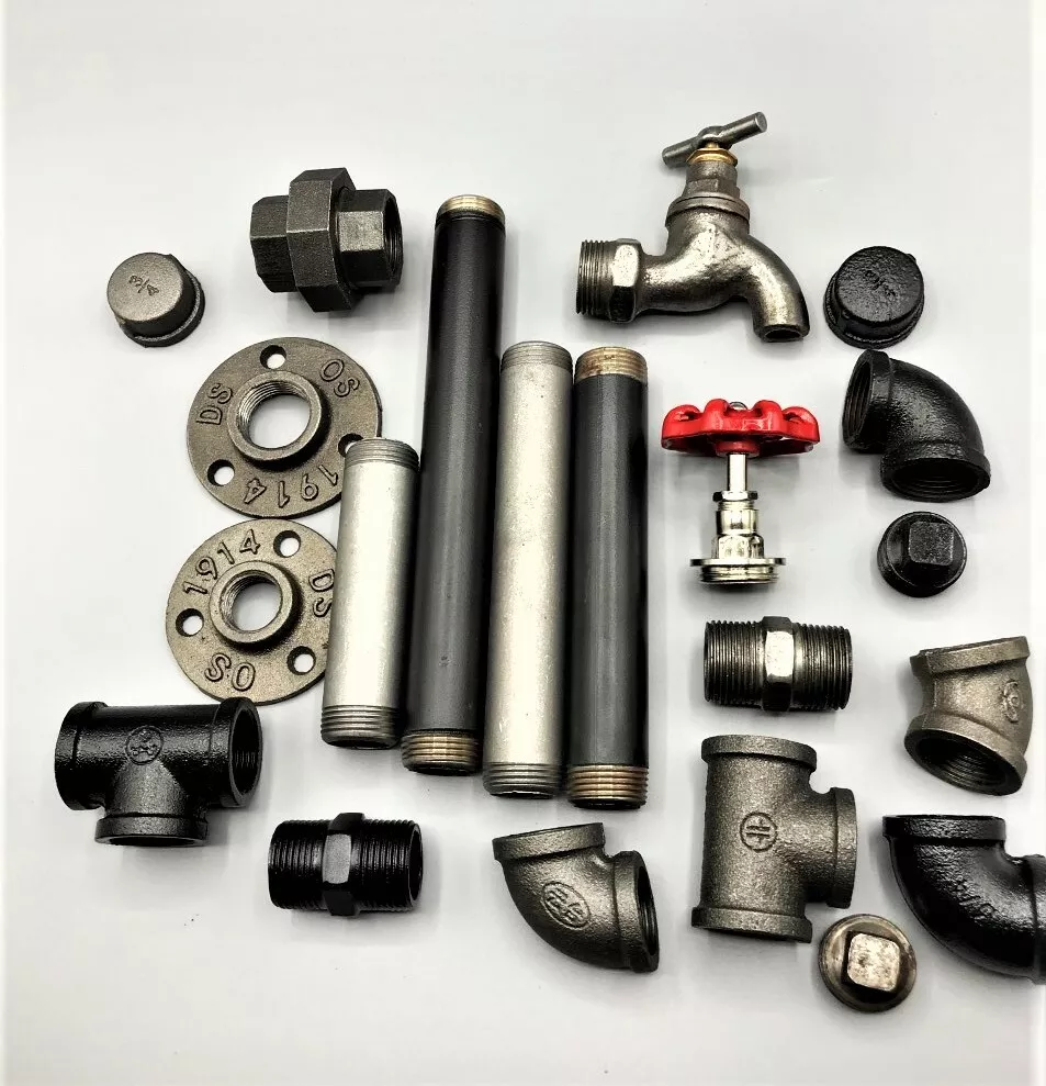 Black iron pipe fittings deals