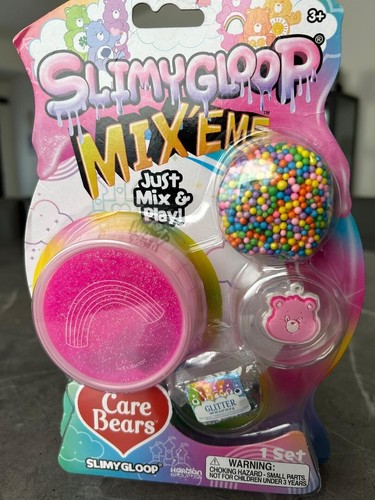 Slimygloop Mix'Ems Care Bears Ages 3+ BRAND NEW - 第 1/3 張圖片