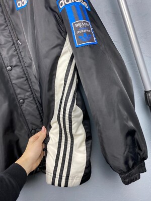 Adidas Adibreak Three Stripes 90s Vintage Mens Jacket | eBay