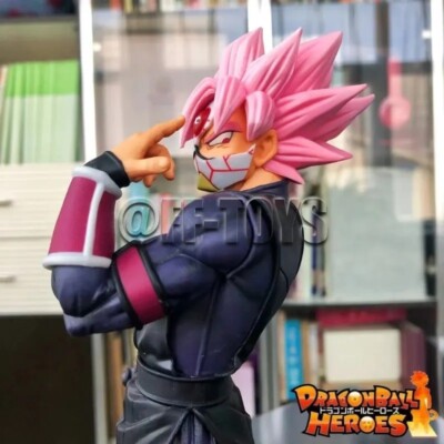 Dragon Ball Heros Anime Figur 25 cm - Zamasu & Schwarzer Goku Rose - PVC Action