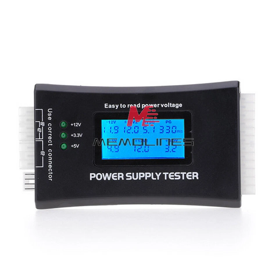 Digital LCD Display 20/24 Pin SATA HDD PC Computer PC Power Supply Testers - Image 4 of 4