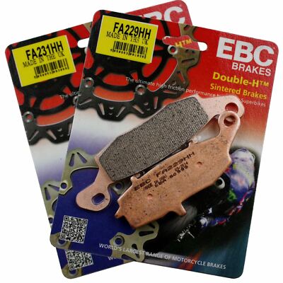 Original EBC Bremsbeläge brake pads Sinter rechts links FA229HH FA231HH Original EBC Bremsbeläge brake pads Sinter rechts links FA229HH FA231HH
