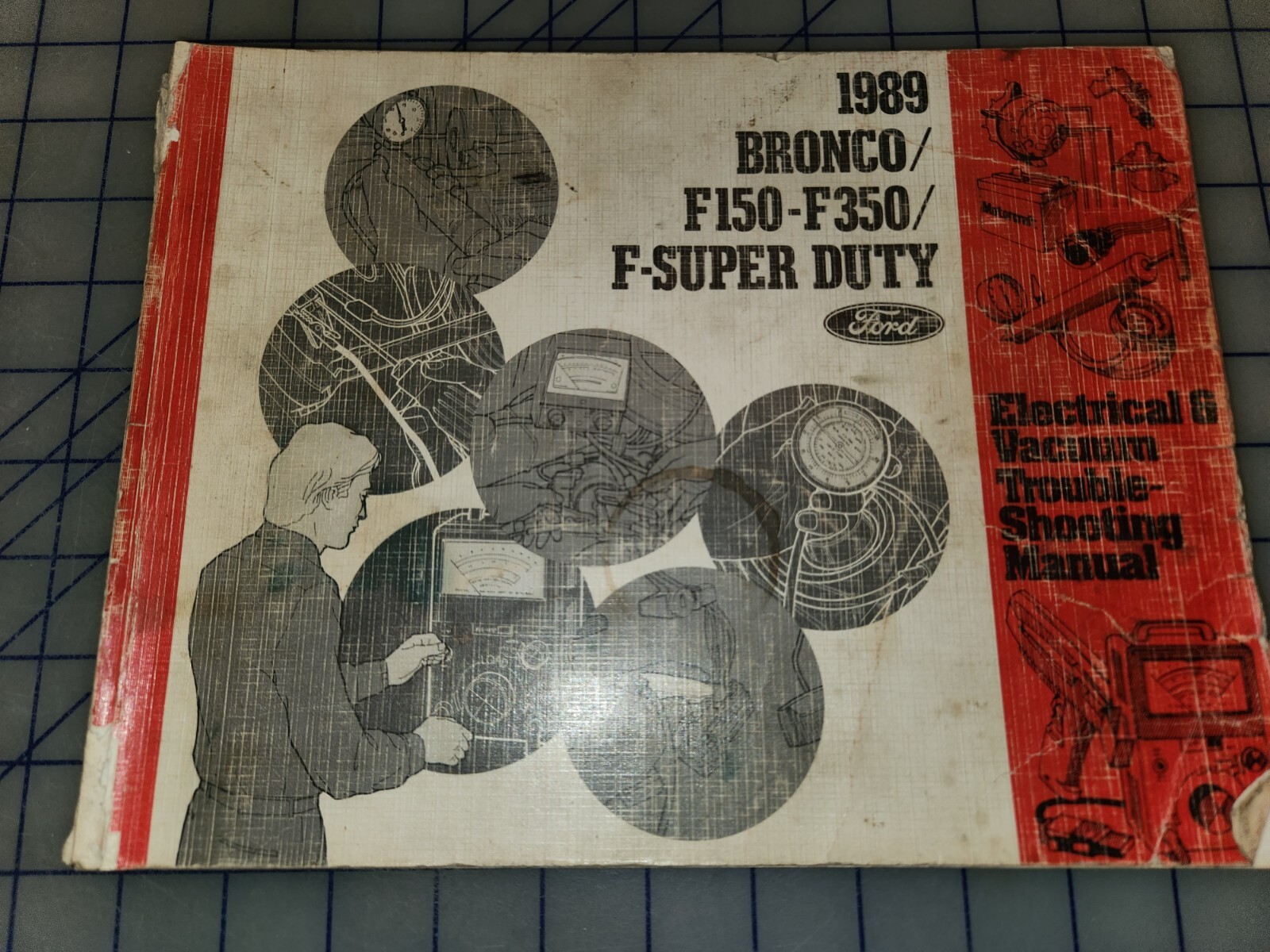 1982 FORD TRUCK / BRONCO WIRING & VACUUM DIAGRAM SHOP MANUAL / EVTM