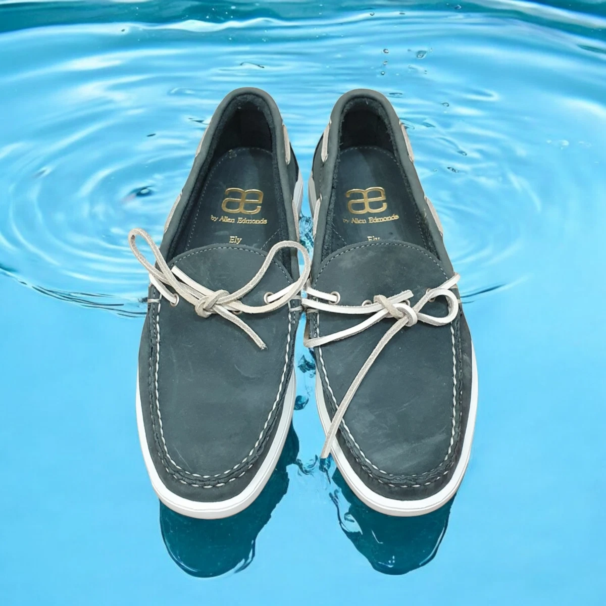 Allen Edmonds Boat Shoe Blue Casual Shoes for Men for sale  display picture 1