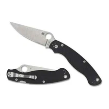 SPYDERCO KNIVES LIMITED EDITION CARBON FIBER MILITARY 2 COMPRESSION LOCK C36CFP2