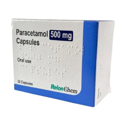 Paracetamol 500mg Capsules 32 - To Relieve Mild To Moderate Pain -