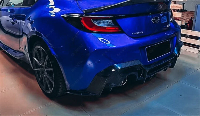 Difusor de parachoques trasero estilo ADR carbono GR86 ZN8 BRZ ZC8 para Toyota Subaru 21-24 Foto 3 de 4