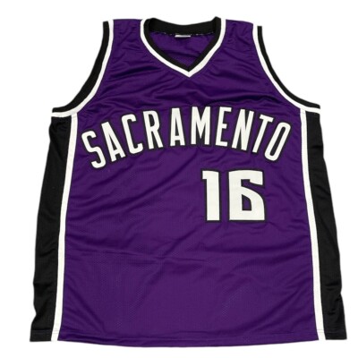 Peja Stojakovic Signed Sacramento Kings Custom Jersey